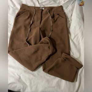 Aritzia Wilfred Brown Trousers